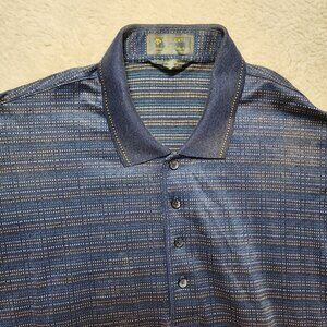 Descente International Collection Large Mercerized Egyptian Cotton Polo Shirt